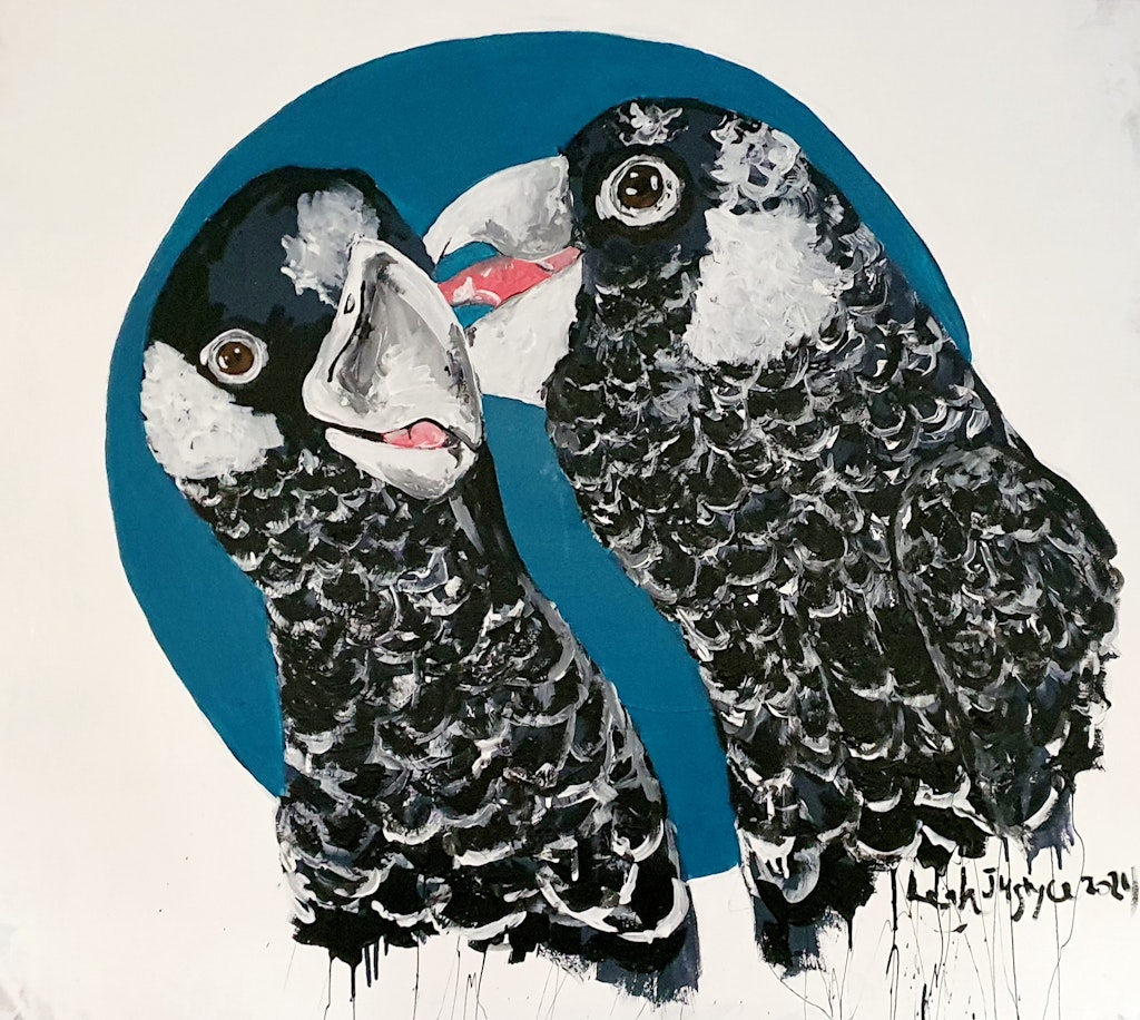 Baudin's Black Cockatoo by Leah Justyce — protected by The Grid